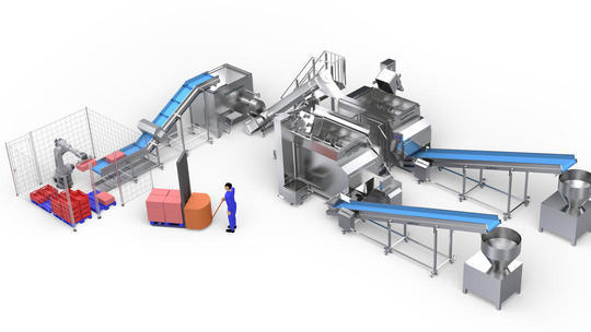 Fully automated production line
